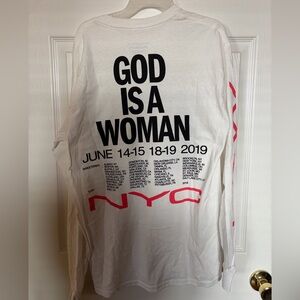 Ariana Grande long sleeve tour merch